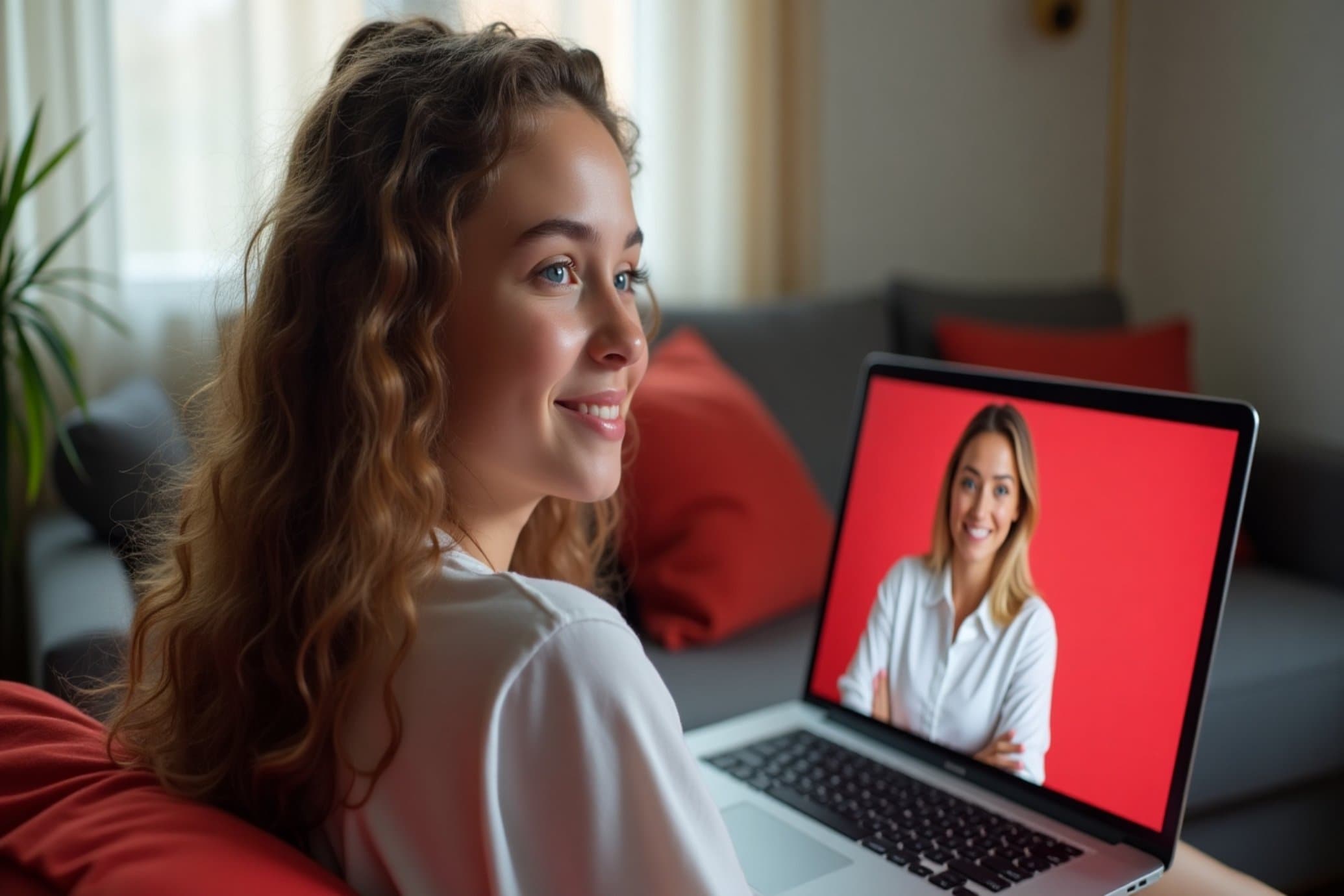 Patient having an online consultation with a Wexelcode